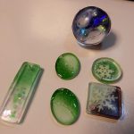 蓄光パウダー試作